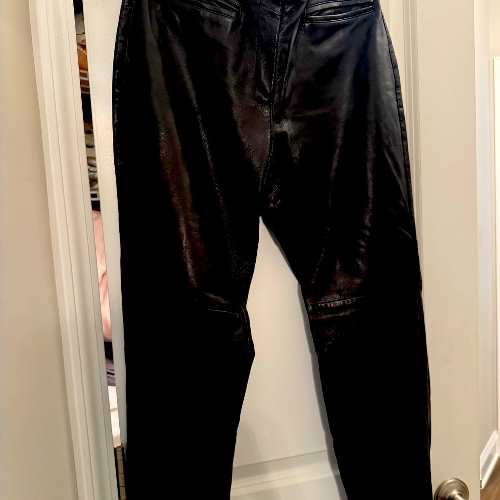 Black Leather Pants